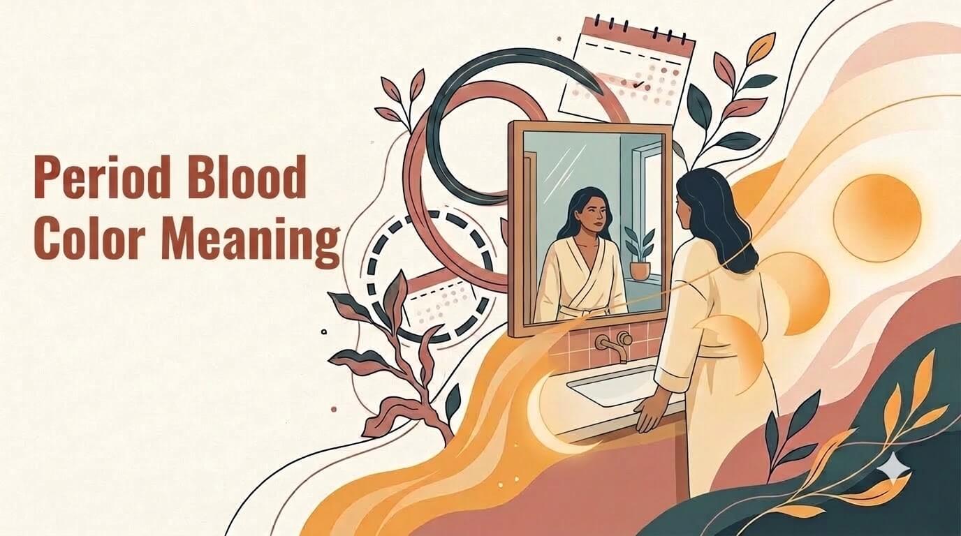 Period Blood Color Meaning: What's Normal, What's Not — NavPoorna journal cover