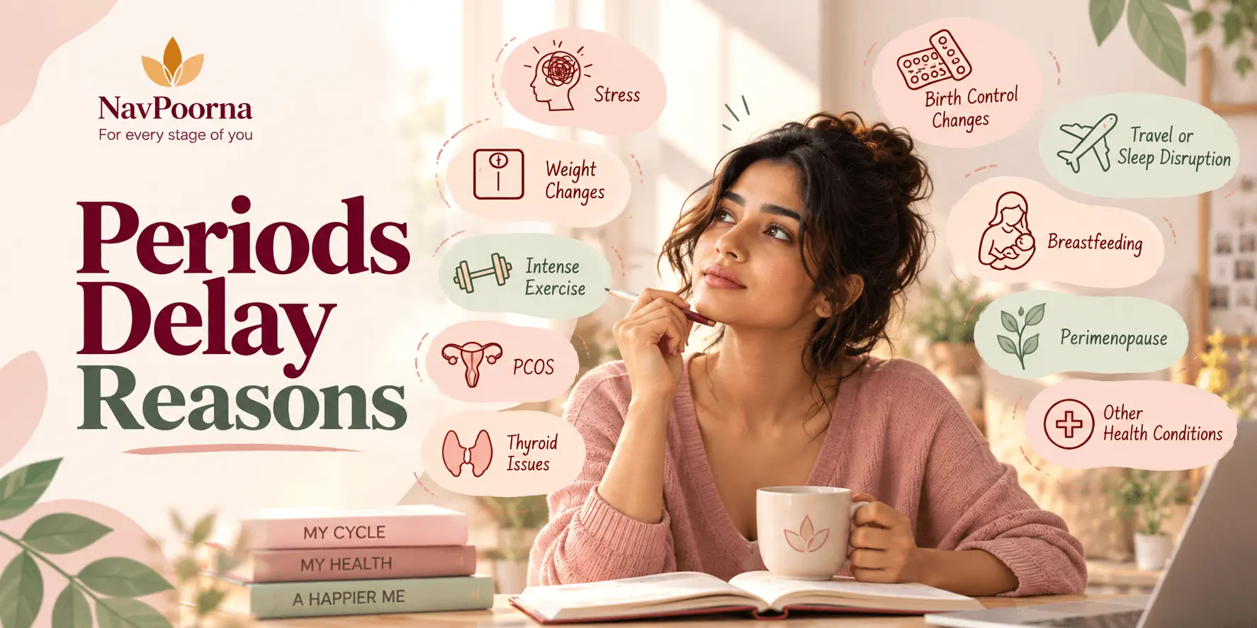 Periods Delay Reasons: 15 Causes Other Than Pregnancy, Explained — NavPoorna journal cover