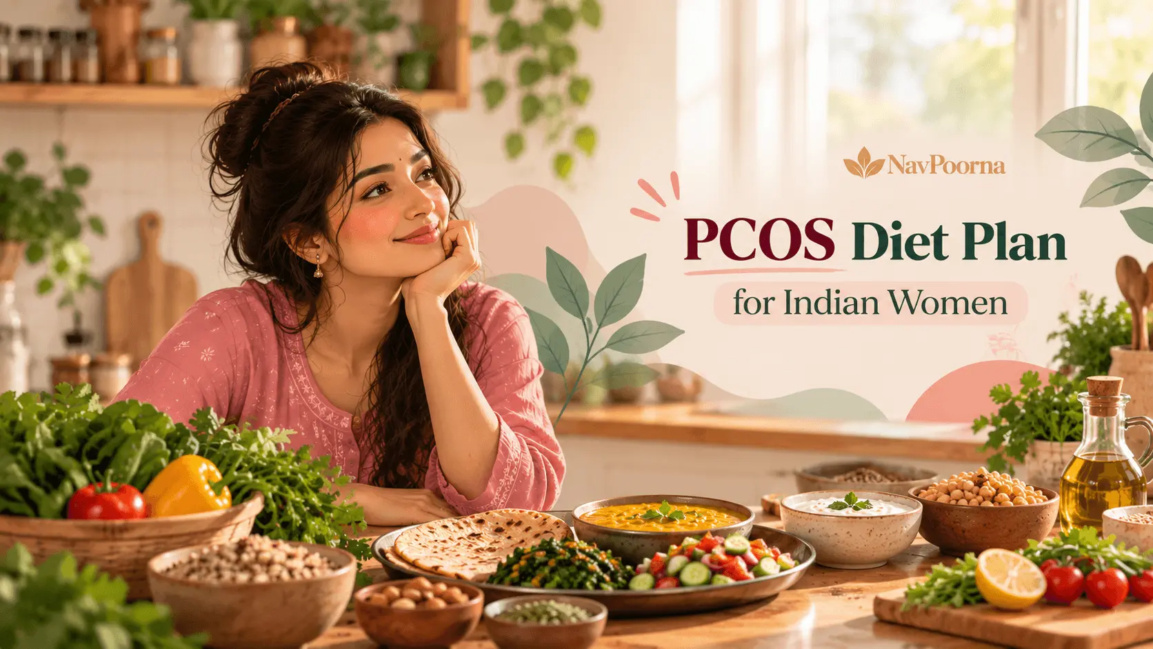 PCOS Diet Plan for Indian Women: Foods & 7-Day Chart — NavPoorna journal cover